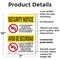 Signmission Drugs Or Alcohol Dismiss Bilingual OSHA Security Notice Sign, Plastic, 7in W x 10in L, 2PK OS-2PACK-SN-P-710-L-11530 - alternate 4
